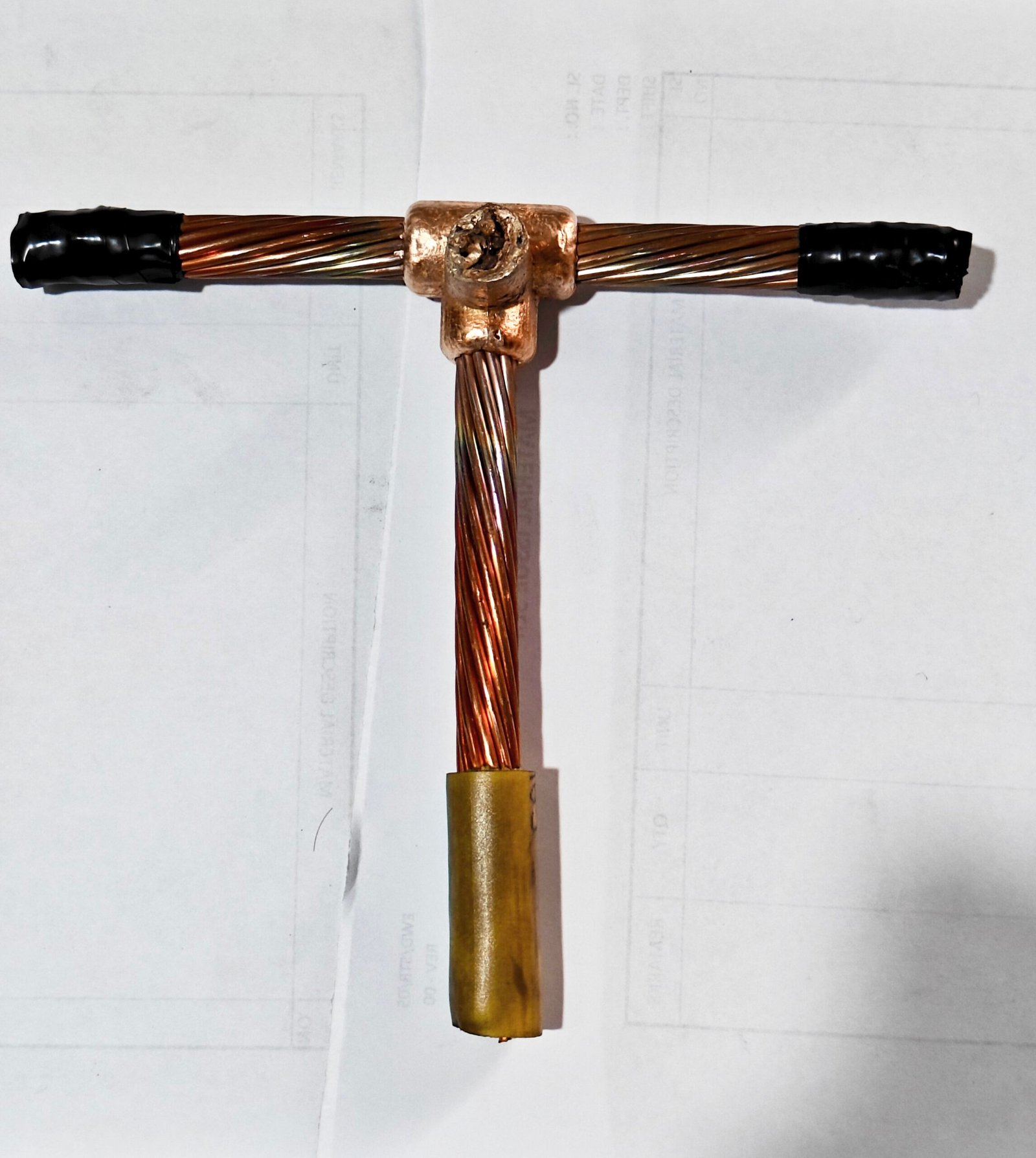 Horizontal T-joint 70 sqmm to 70 sqmm