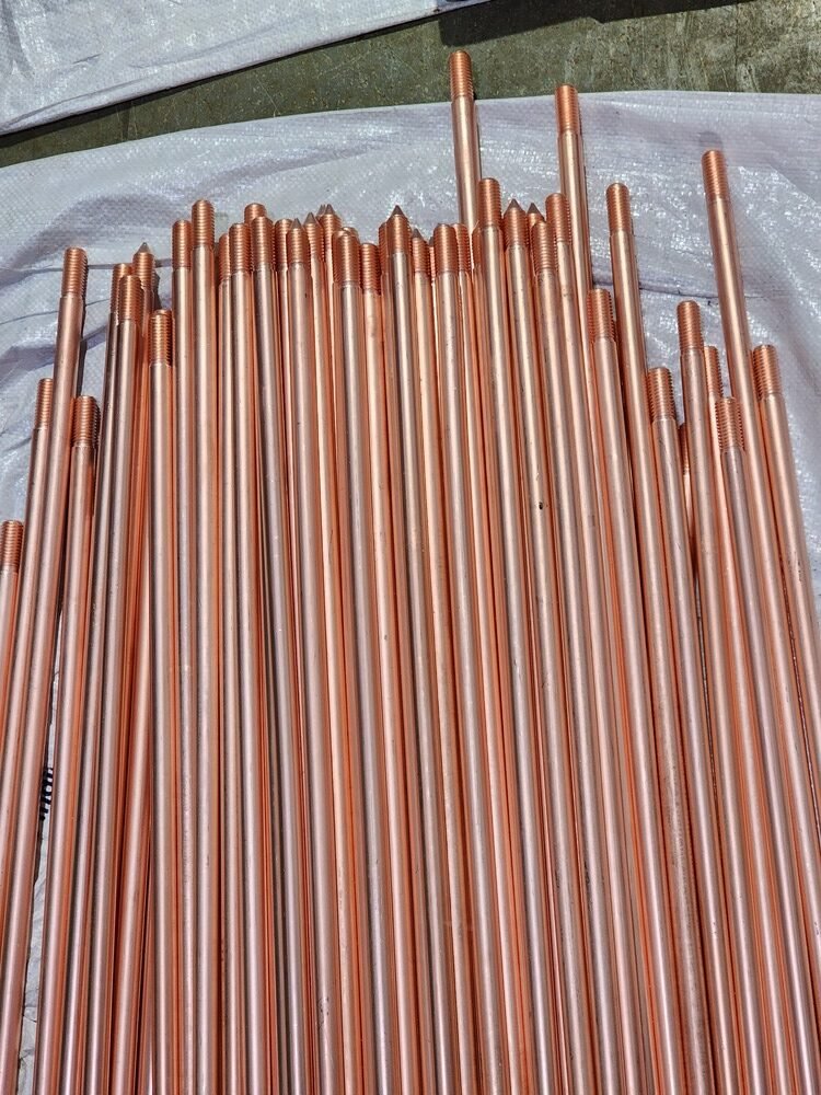 Threaded Copper Bonded Earthing Rod